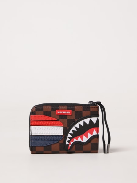 Sprayground: Portafoglio Machine Francaise Sprayground in cotone spalmato saffiano