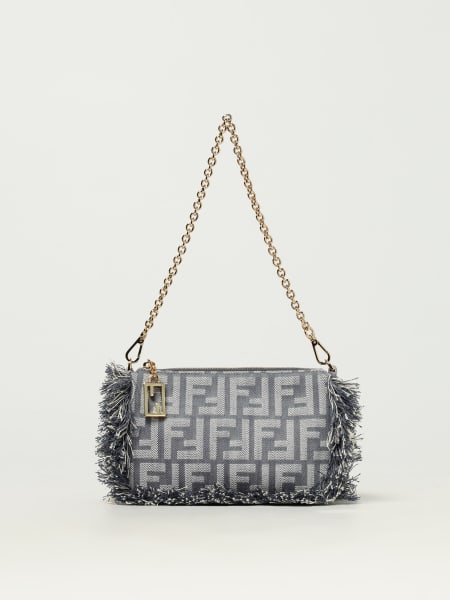 Pouch Baguette Fendi in jacquard FF