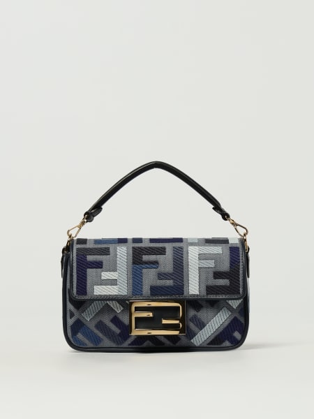 Borsa Baguette Mini Fendi in canvas
