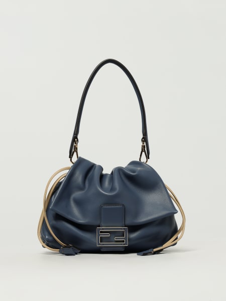 Fendi: Borsa Mamma Baguette Medium Fendi in nappa
