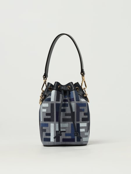 Borsa a spalla Mon Tresor Fendi in canvas>
