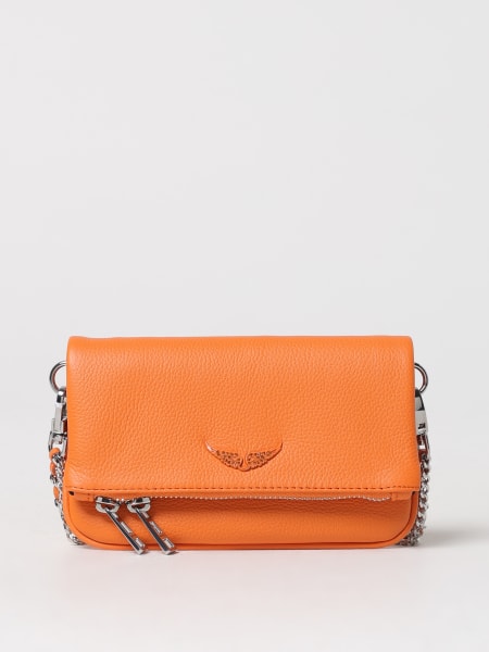 ZADIG&VOLTAIRE ミニバッグ Rock Nano Pouch Black Leather Graffiti | Zadig&Voltaire