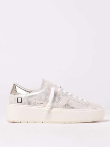 D.a.t.e.: Sneakers Hill Low D.A.T.E. in camoscio laminato used