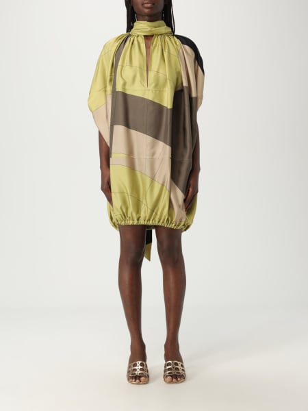 Abito Ferragamo in seta con stampa