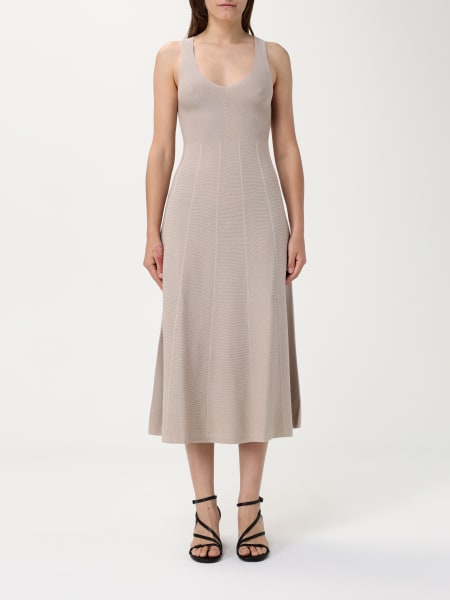 ワンピース EMPORIO ARMANI Woman Dress Beige EW001449 AF15108 U8020 EMPORIO ARMANI: Dress woman - Beige | Emporio Armani dress