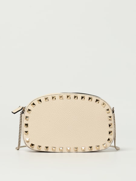 Borsa Rockstud Valentino Garavani in pelle a grana