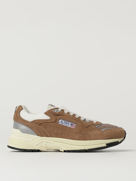 Sneakers Hyperway Autry in camoscio e mesh