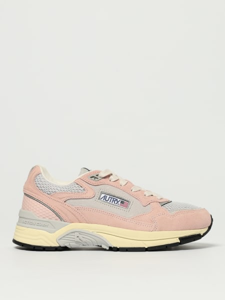 Sneakers Hyperway Autry in camoscio e mesh