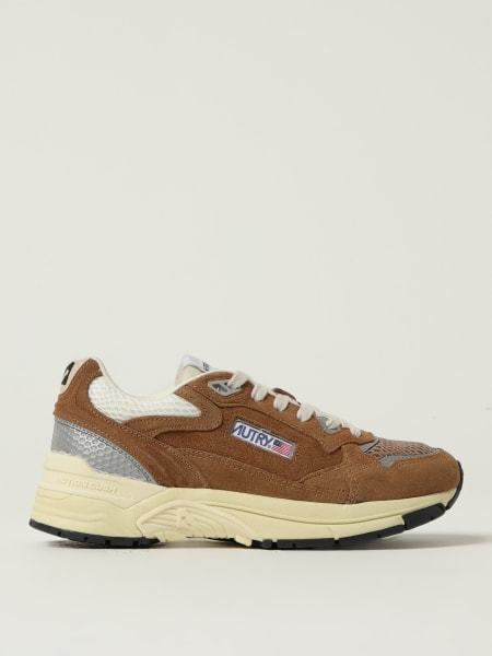Sneakers Hyperway Autry in camoscio e mesh