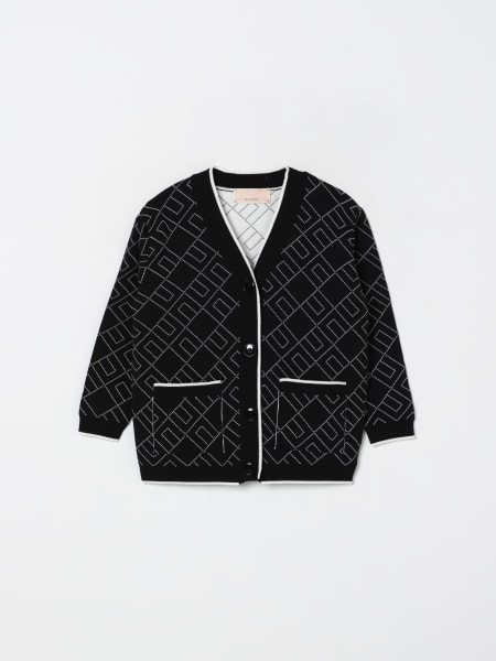 Cardigan logato Elisabetta Franchi La Mia Bambina