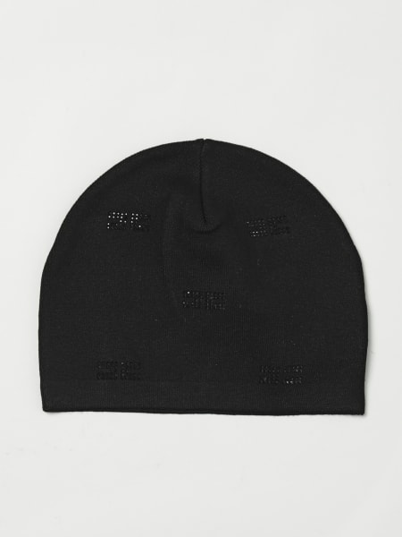 Cappello Elisabetta Franchi La Mia Bambina in maglia con strass