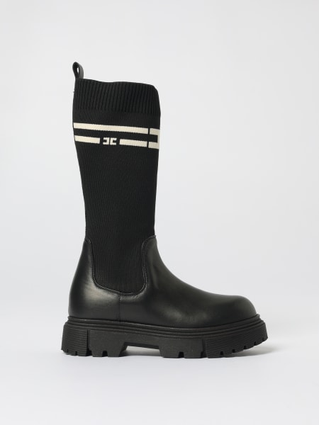 Stivale Elisabetta Franchi La Mia Bambina in pelle e viscosa stretch