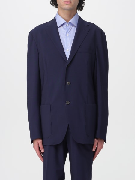 Blazer monopetto Eleventy in lana stretch