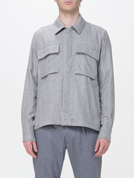 Overshirt Eleventy in misto lana