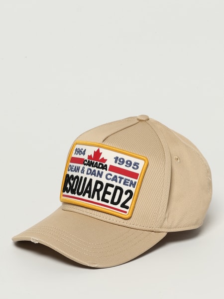 Cappello Dsquared2 in cotone con patch logo