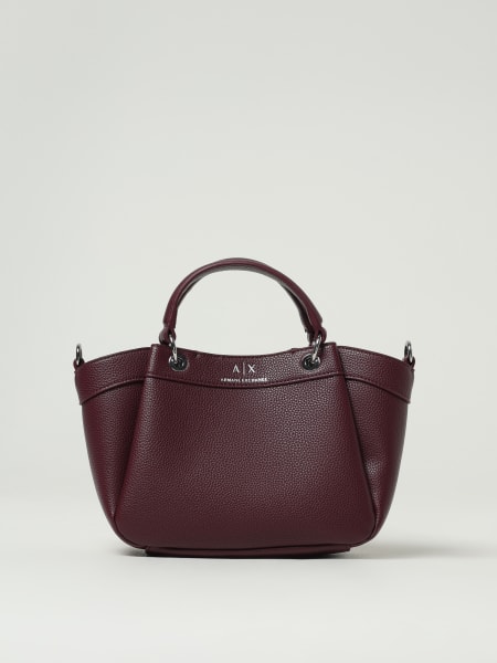 Borsa Shopping a mano con logo Armani Exchange