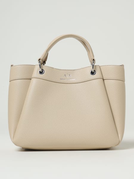 Borsa Shopping a mano con logo Armani Exchange