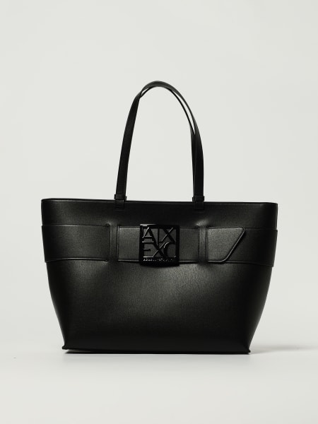 Borsa Shopping con logo Armani Exchange