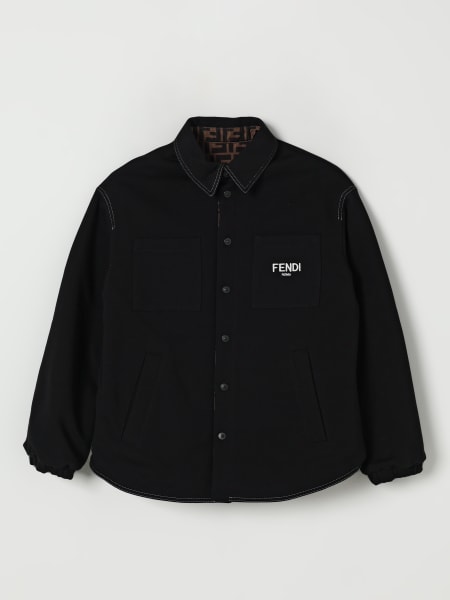Overshirt reversibile Fendi in cotone e nylon