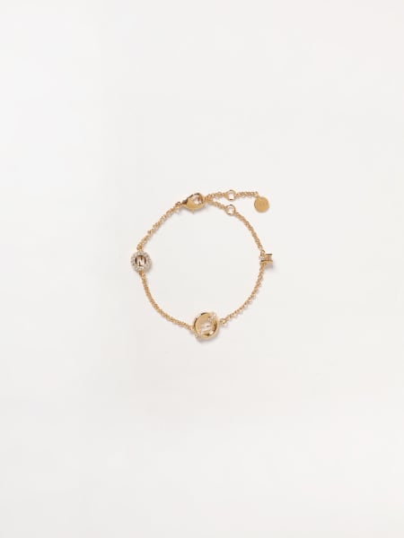 Bracciale Fendi in ottone con strass incastonati