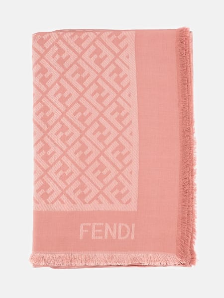 Stola FF Fendi in lana e seta