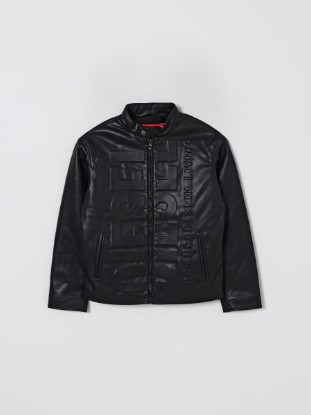 Giubbotto biker Diesel in pelle sintetica