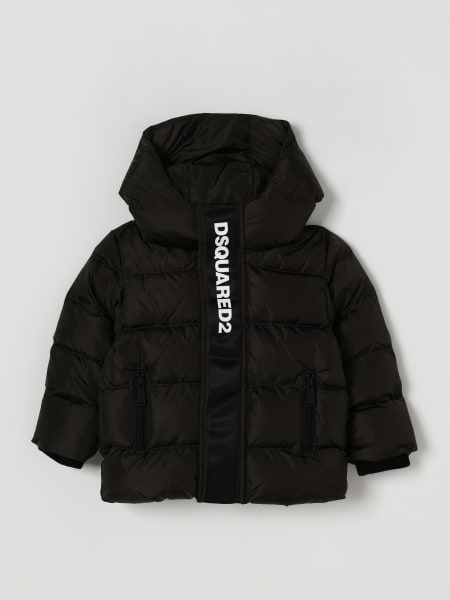 Piumino con logo DsQuared2