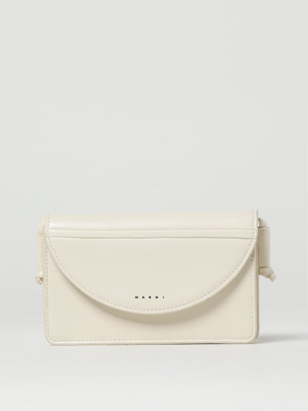 Borsa a tracolla in pelle sintetica Marni