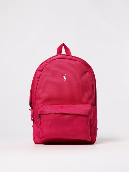 Zaino con big pony in cotone Polo Ralph Lauren