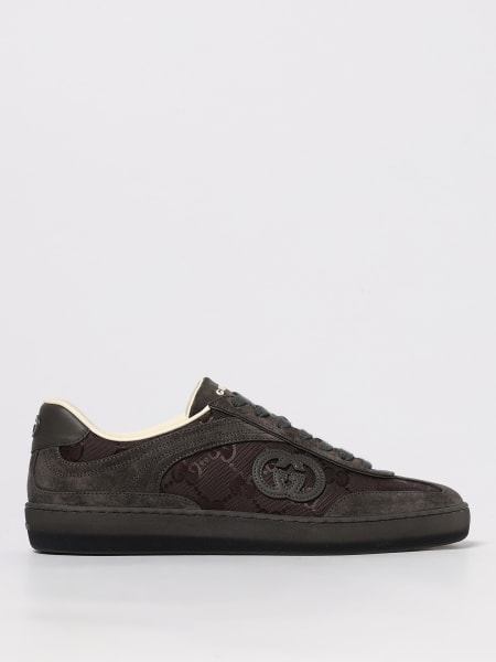 Sneakers G75 Gucci in camoscio e tessuto GG Supreme
