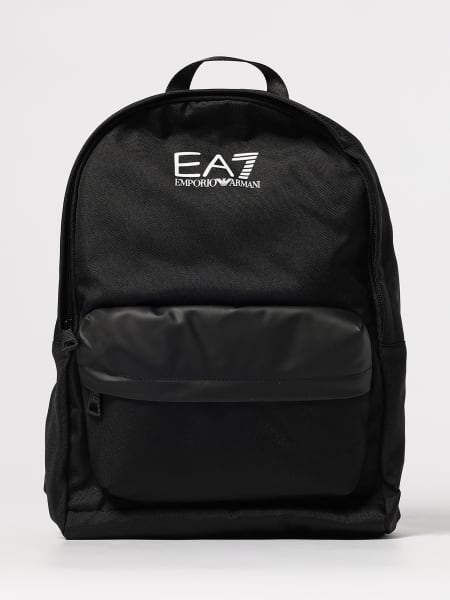 Zaino in nylon con logo EA7