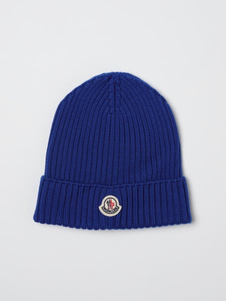 Cappello Moncler in lana vergine a costine
