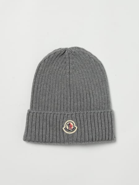 Cappello Moncler in lana vergine a costine