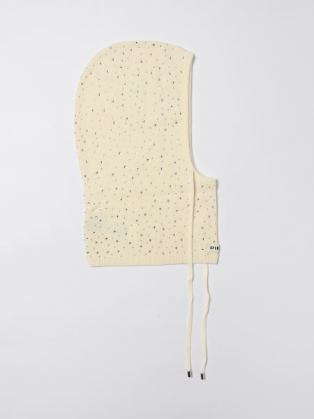 Balaclava Finlandia Pinko in lana a costine con strass
