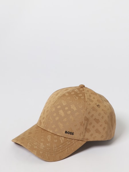 Cappello Boss in tessuto con logo jacquard