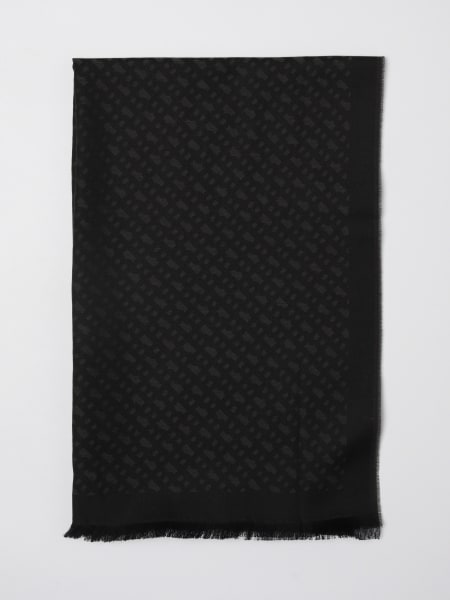 Sciarpa con monogrammi jacquard Boss
