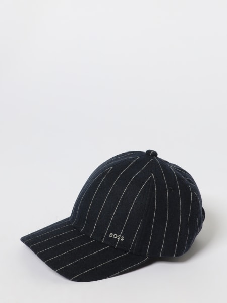 Cappello Boss in feltro gessato