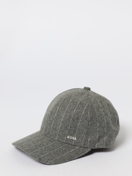 Cappello Boss in feltro gessato