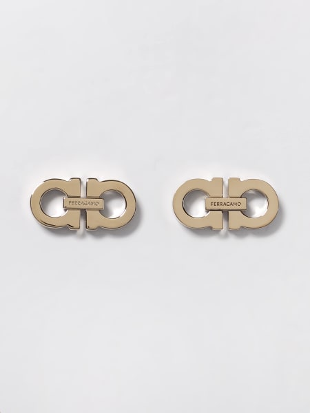 Orecchini Gancini Ferragamo in ottone