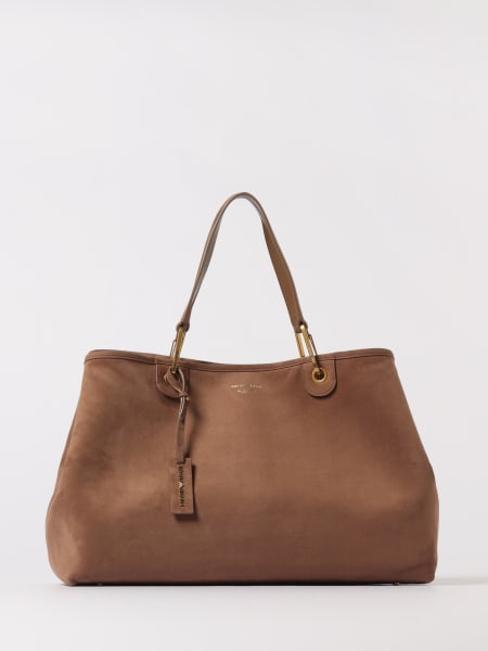 Borsa Myea in pelle sintetica scamosciata Emporio Armani