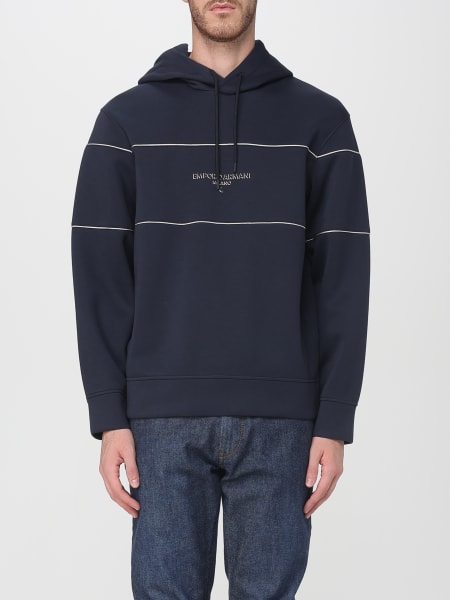 Felpa con cappuccio Emporio Armani in modal