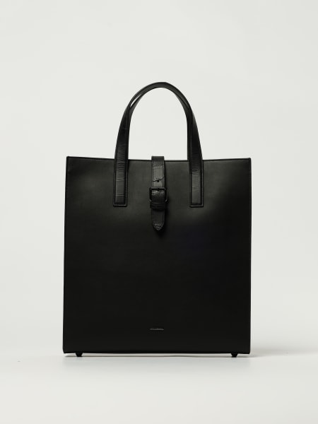 Borsa Maxi tote in pelle bovina Emporio Armani