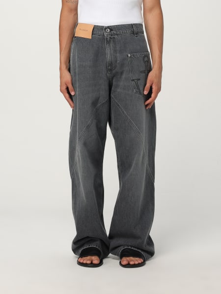 Jeans JW Anderson in denim con monogram