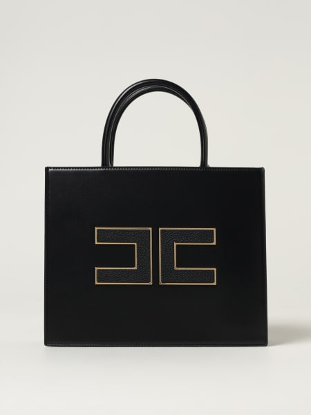 Borsa Tote grande con logo Elisabetta Franchi