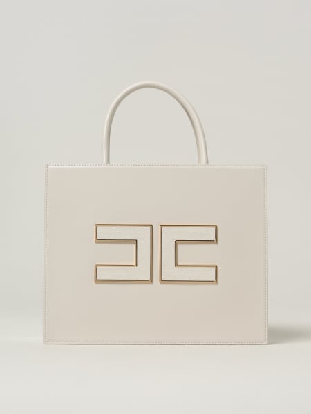 Borsa Tote grande con logo Elisabetta Franchi