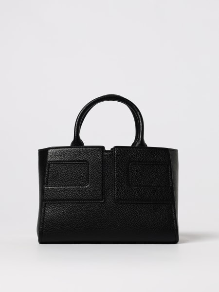 Borsa a mano in pelle sintetica con logo Elisabetta Franchi