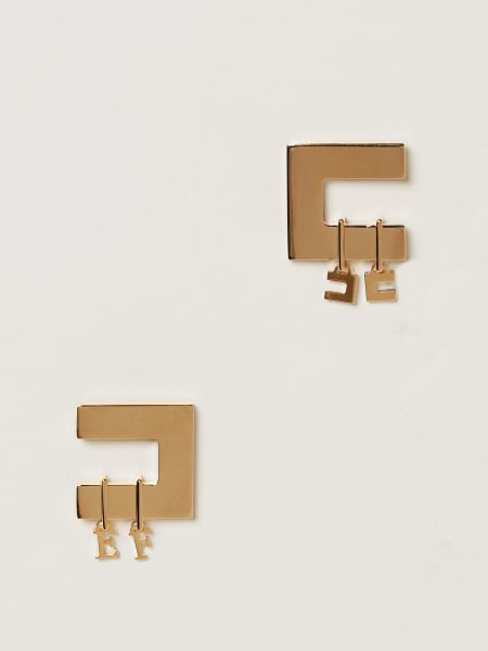 Orecchini Elisabetta Franchi in ottone