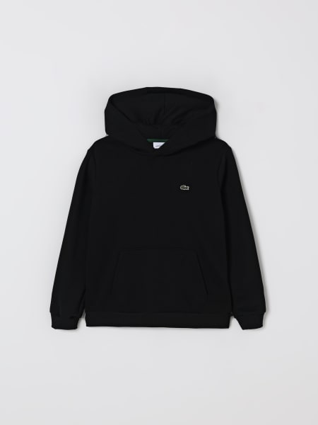 Felpa con cappuccio in cotone organico Lacoste