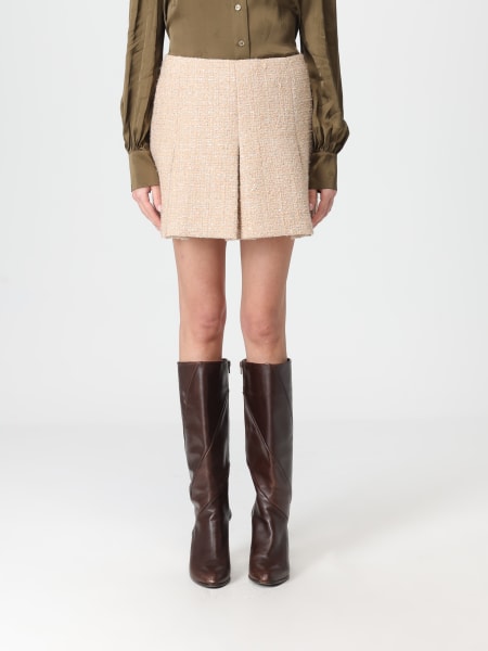 Gonna mini Twinset in bouclè con paillettes ricamate