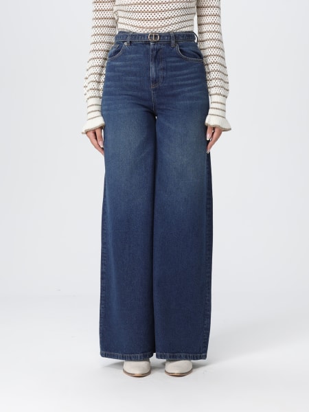 Jeans palazzo Twinset in denim